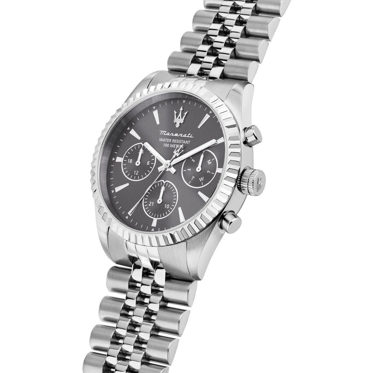 Montre Analogique COMPETIZIONE argenté anthracite argenté, MASERATI