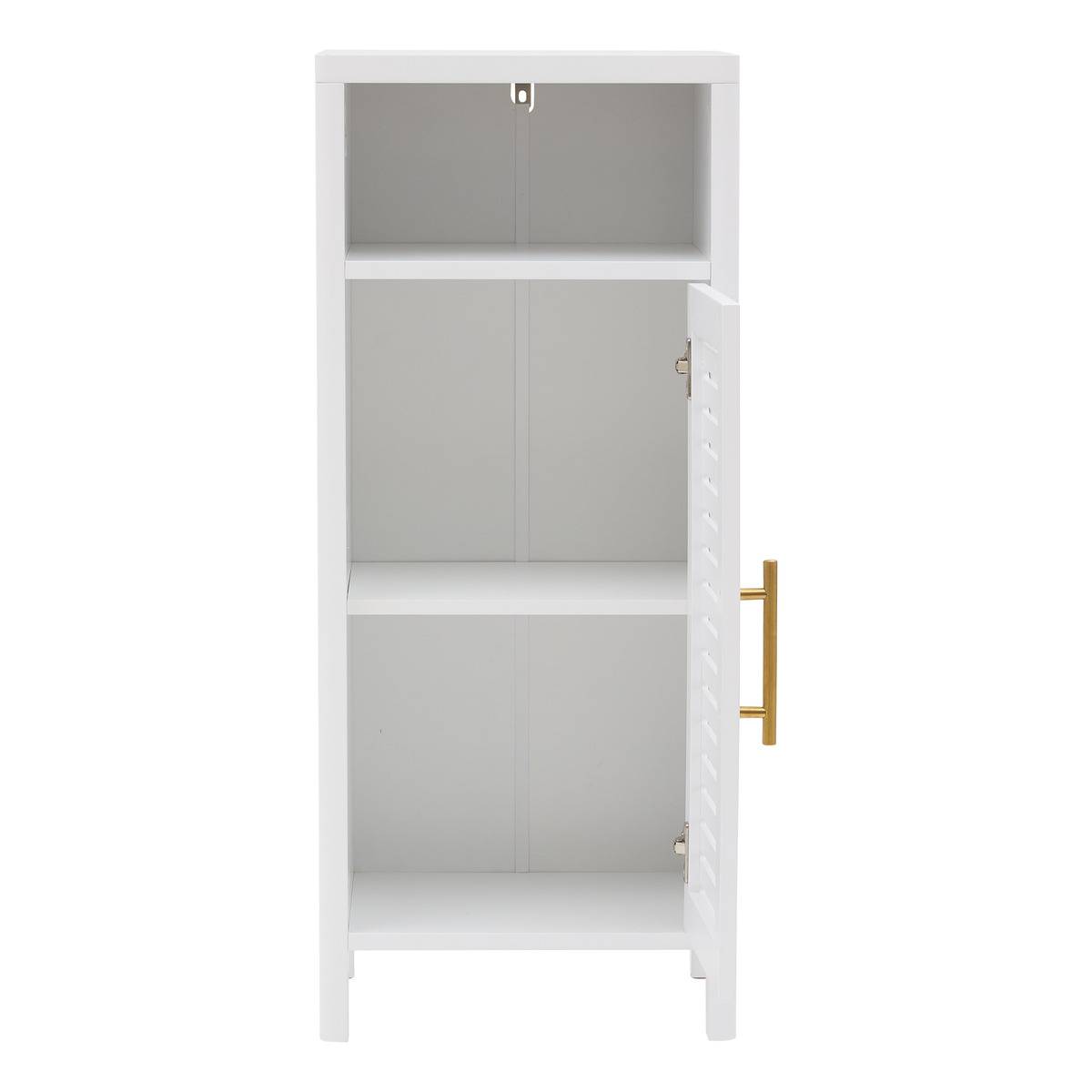 Meuble bas rectangulaire avec porte OREA blanc, 5FIVE SIMPLY SMART