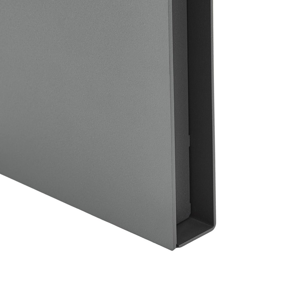 Luminaire extérieur en aluminium moderneLED anthracite, LUCANDE