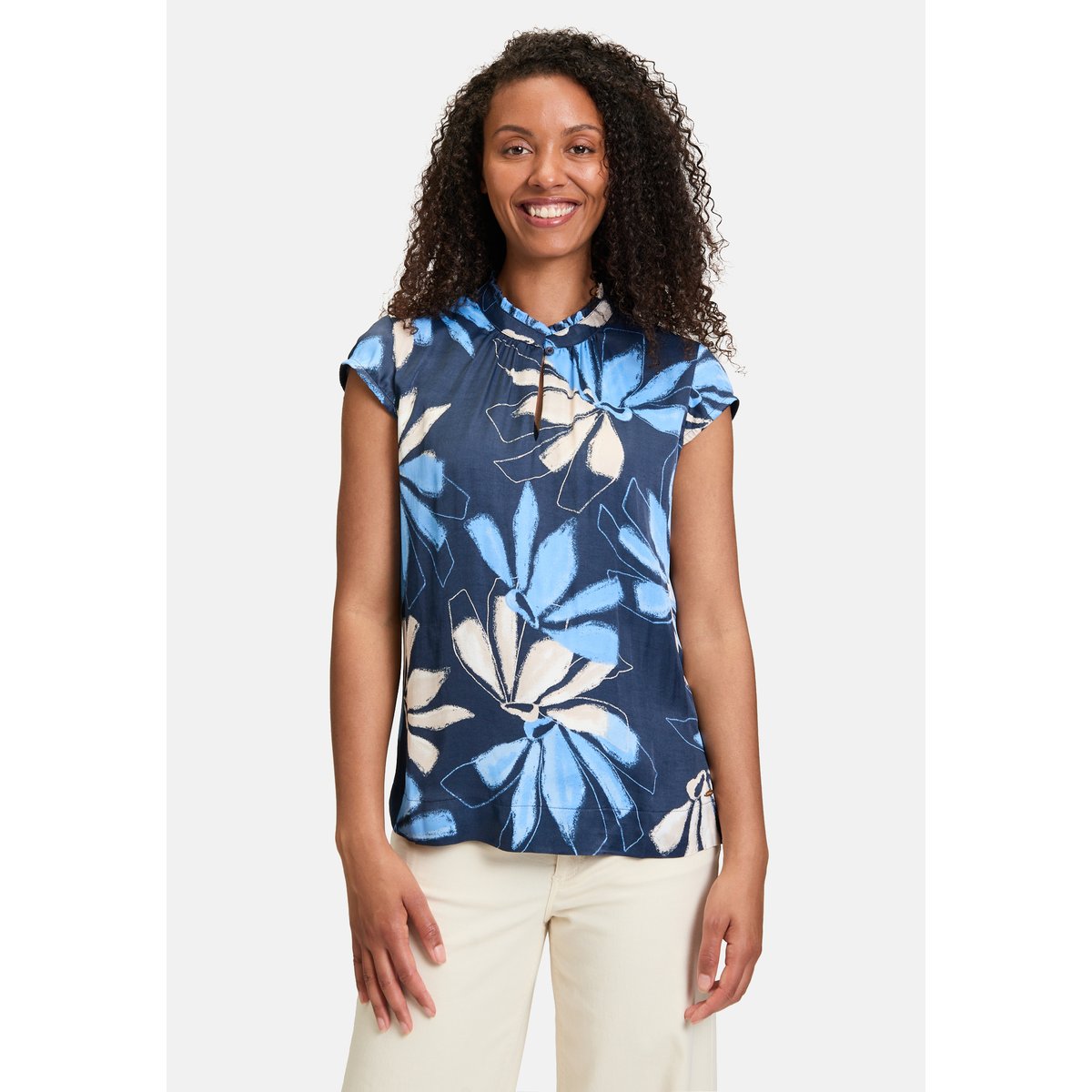 Tunique manches courtes bleu foncé/bleu, BETTY & CO