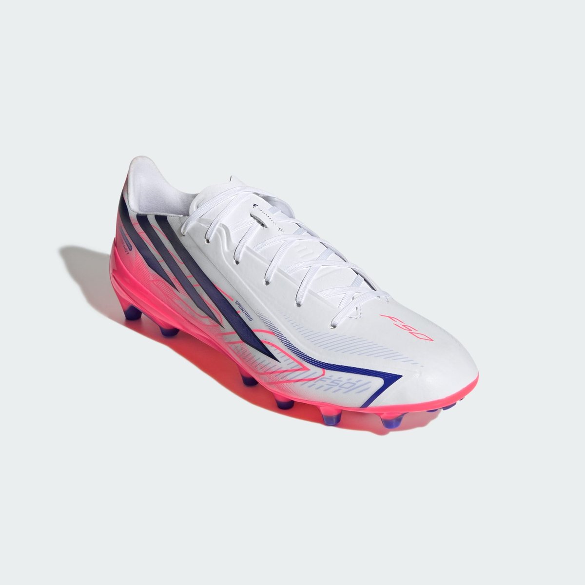 Chaussure De Football F50 Hyperfast League Terrain Synthétique Chaussure De Football F50 Hyperfast League Terrain Synthétique cloud white / solar purple / solar turbo, adidas Performance