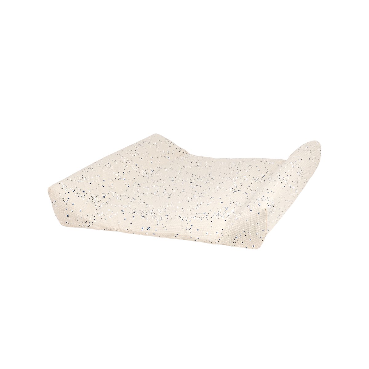 Matelas à langer imperméable & housse en nid d'abeille de coton OPERA blue milky way, NOBODINOZ