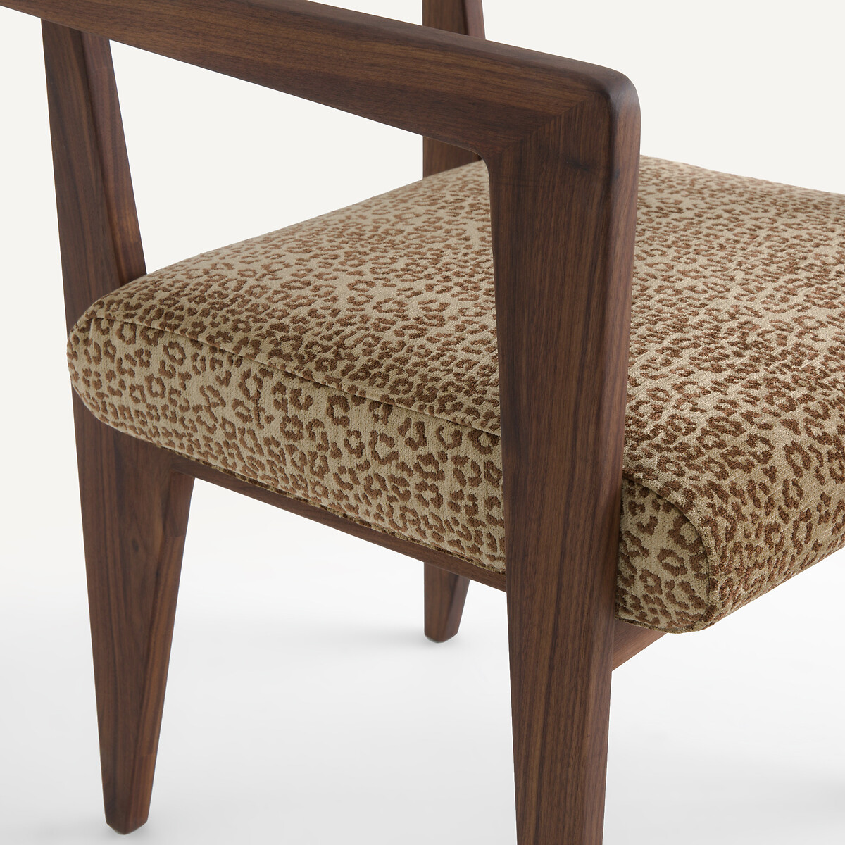 Poltrona da tavolo, rivestimento con stampa animalier, Izag animalier, AM.PM