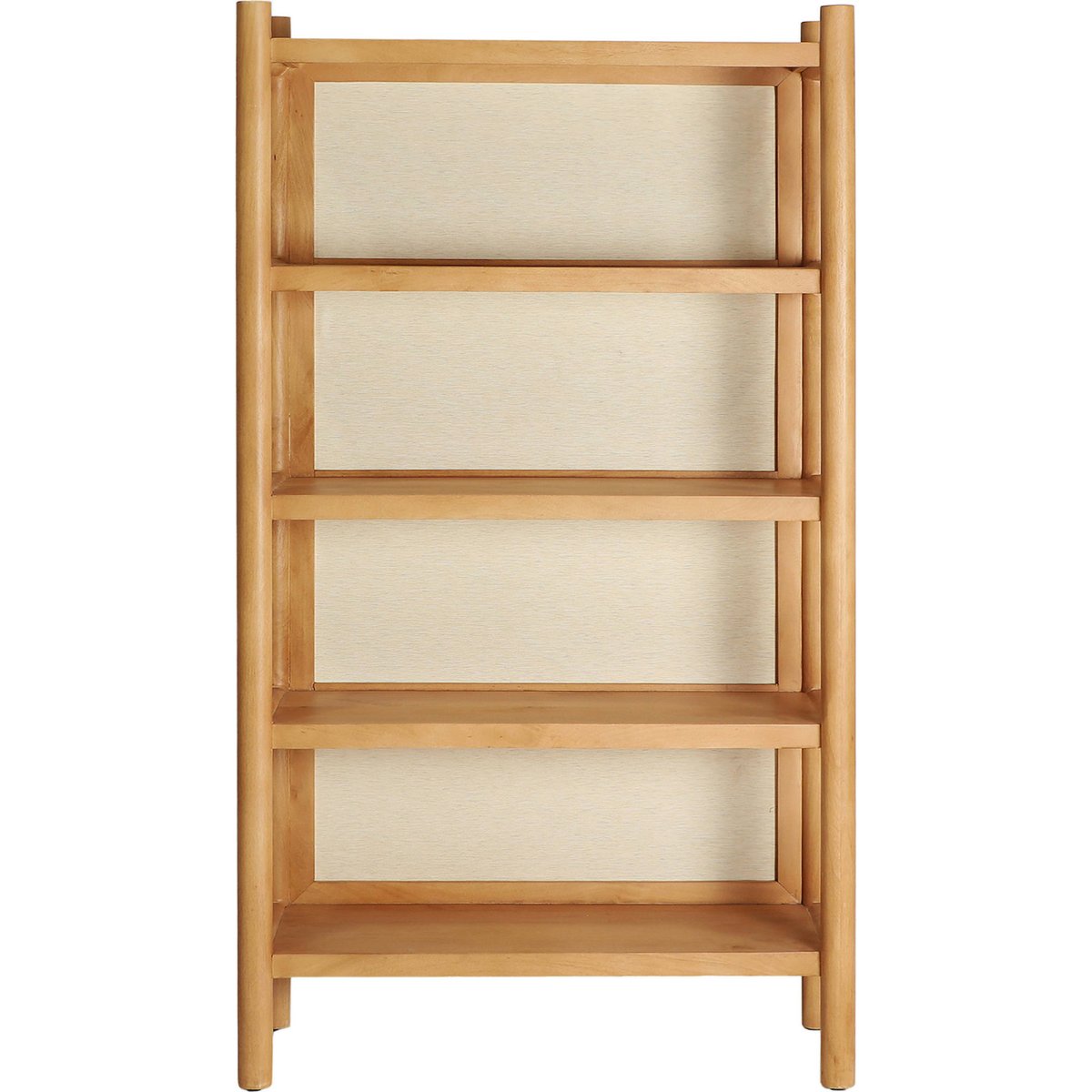 Bibliothèque en bois de manguier S.LATTES marron et beige, RECOLLECTION