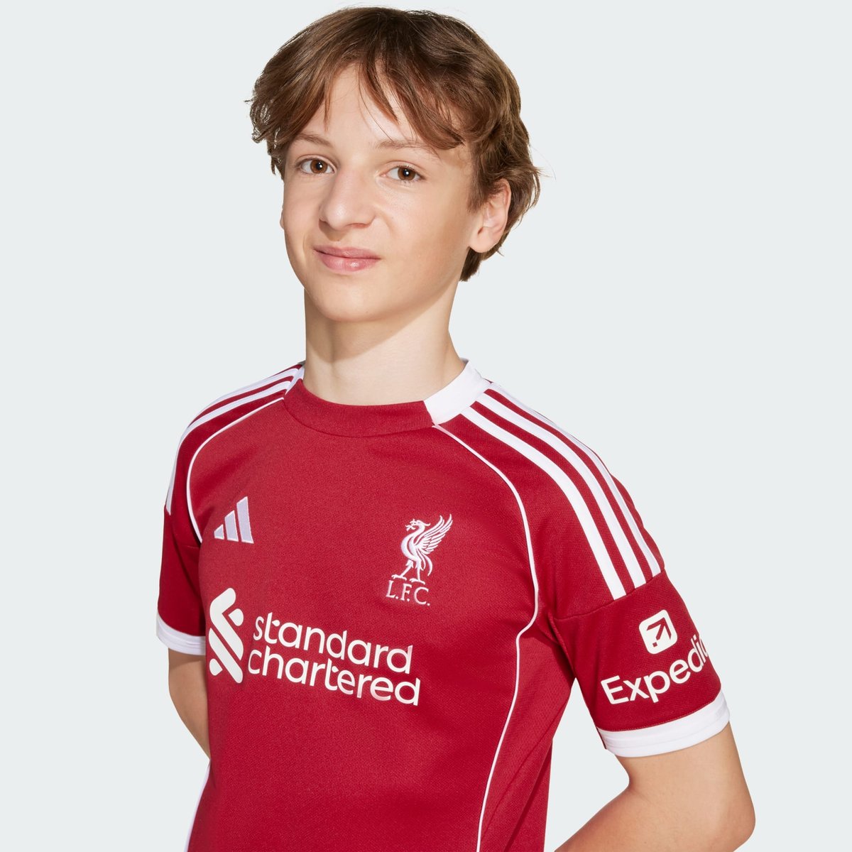 Maillot Domicile Liverpool Fc 25/26 Enfants Maillot Domicile Liverpool Fc 25/26 Enfants strawberry red, adidas Performance