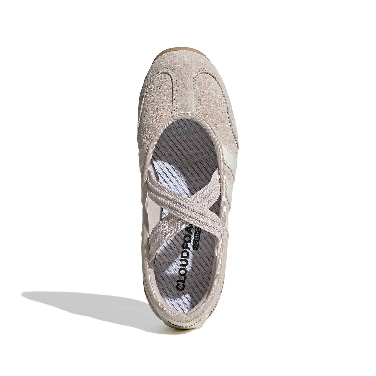 Ballerines en cuir à talon plat, Mary Jane BARREDA rose poudré, ADIDAS SPORTSWEAR