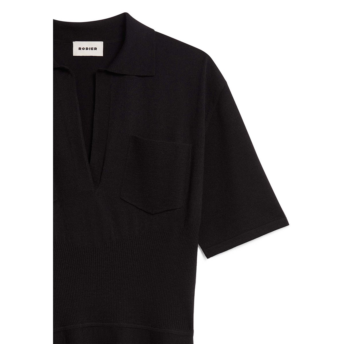 Robe longue en laine noir, RODIER