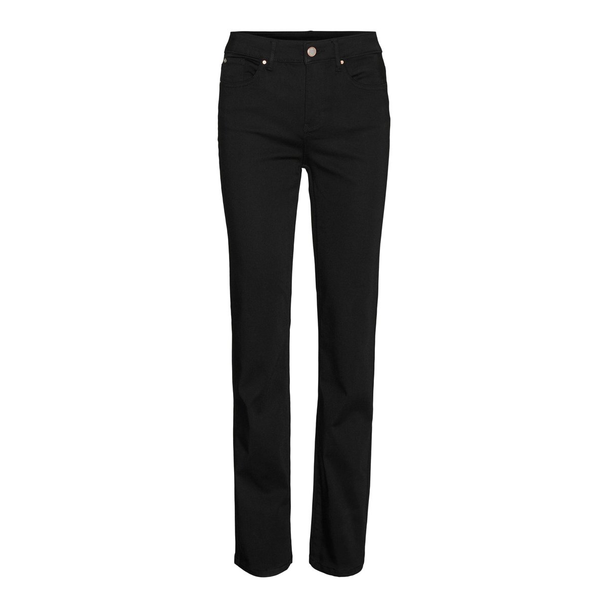 Jean Coupe Droite black, VERO MODA