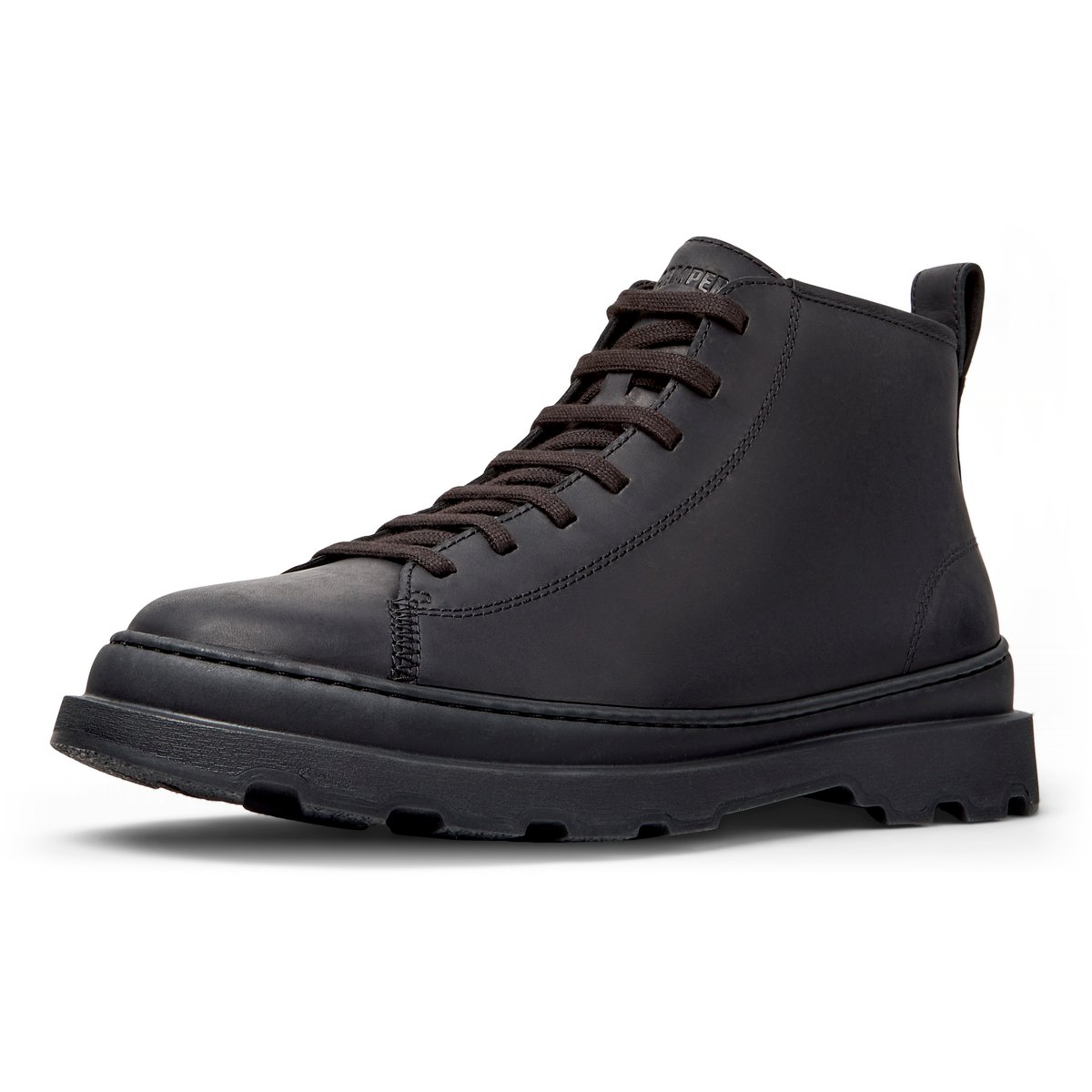 Bottines Brutus+ cuir noir, CAMPER
