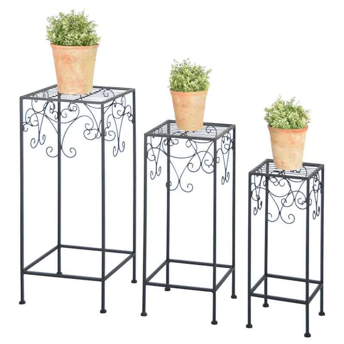 Guéridon en fer forgé 70 cm couleur unique, ESSCHERT DESIGN