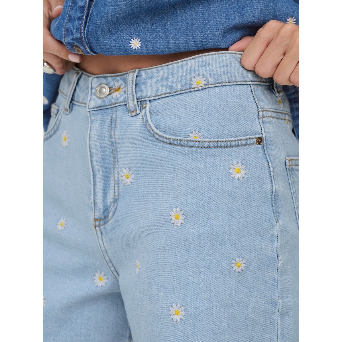 Short En Denim light blue denim 1, ONLY