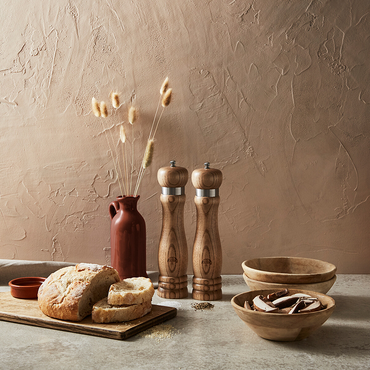 Hoxton Vintage Salt & Pepper Mill wood, BARBARY & OAK