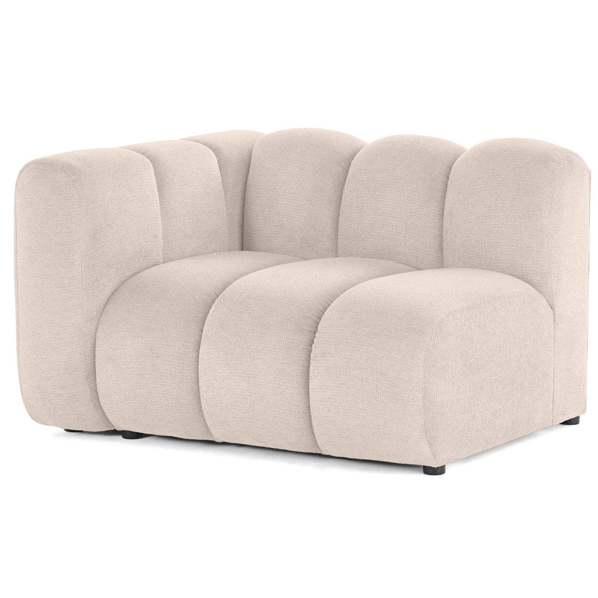 Module d'assise gauche - DEBBIE beige, BEST MOBILIER