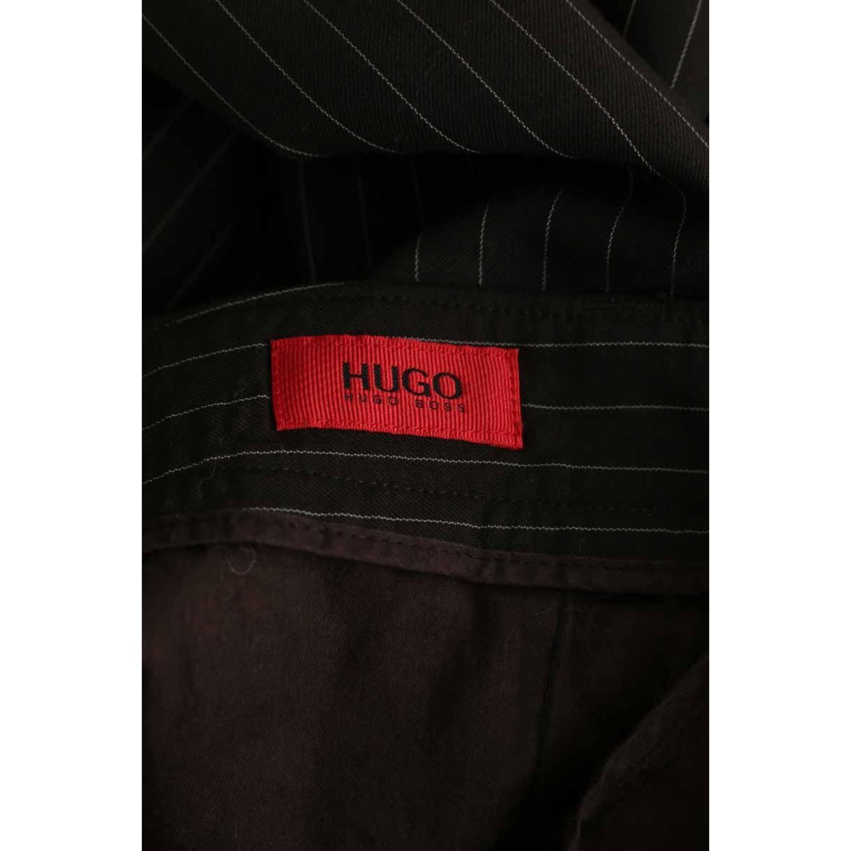 Pantalon droit - Très Bon État marron, HUGO BOSS