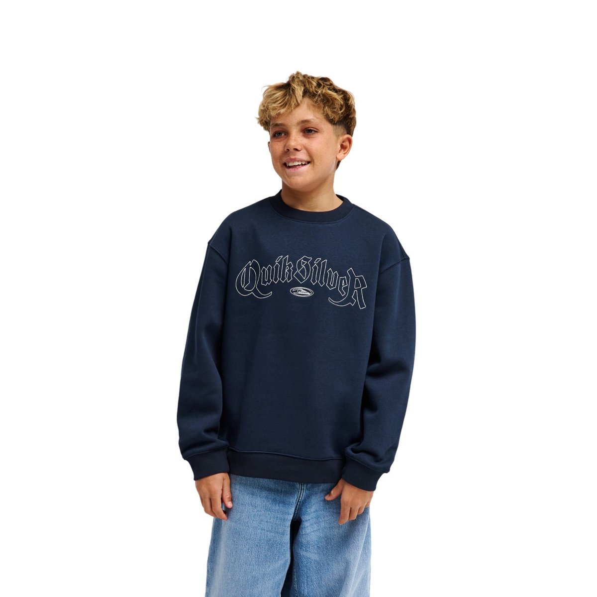 Sweat capuche oversize GRAPHIC bleu dark navy, QUIKSILVER