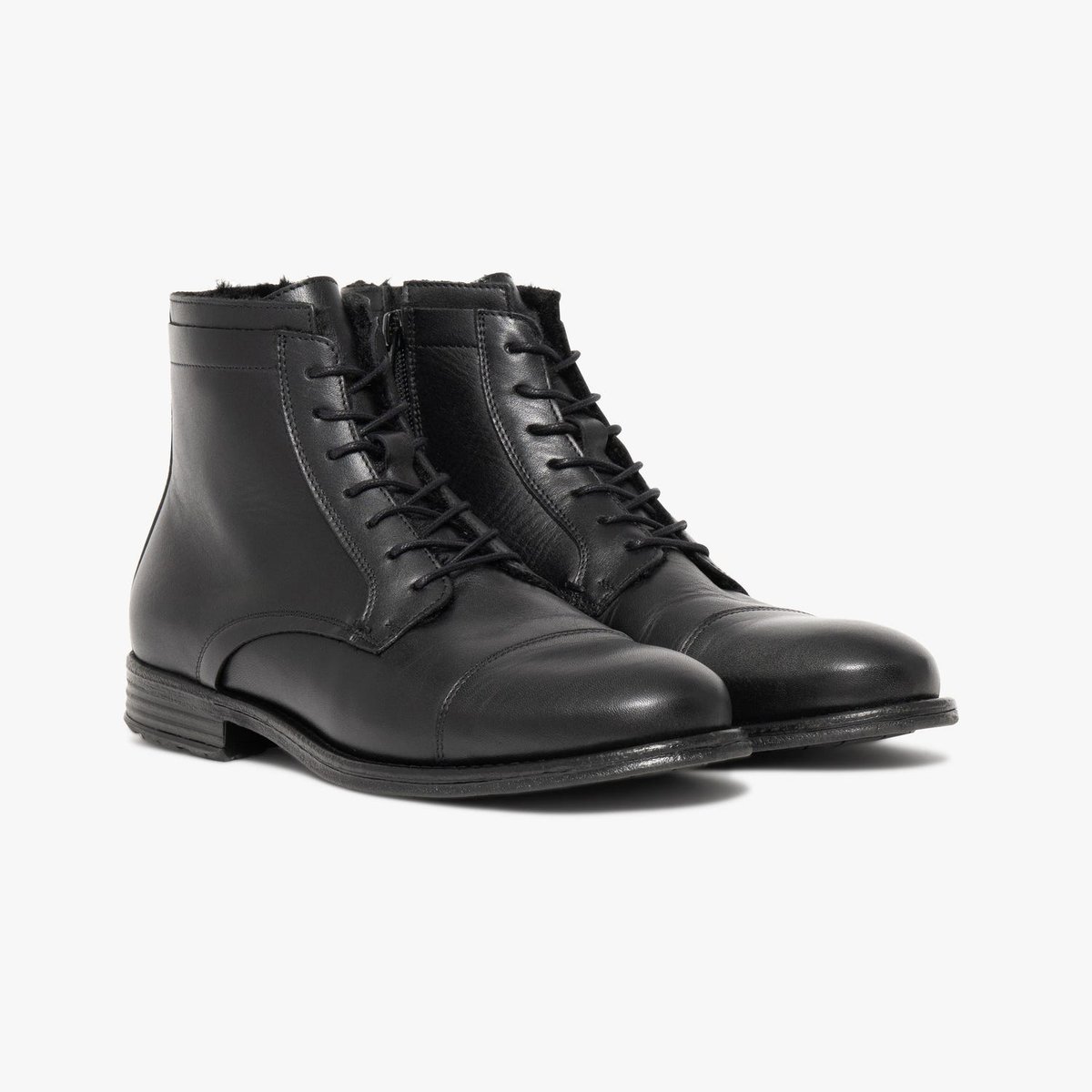 Boots À Talon en cuir RAFF noir, BOCAGE