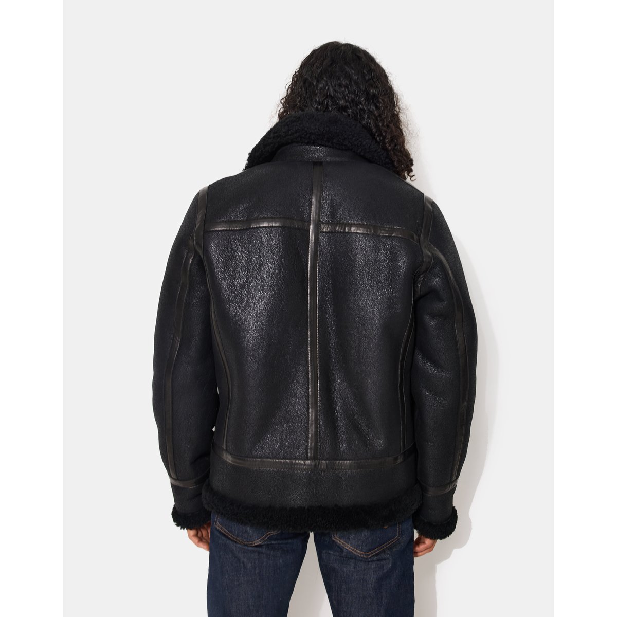 Blouson en cuir BOMBARDIER noir, CHEVIGNON