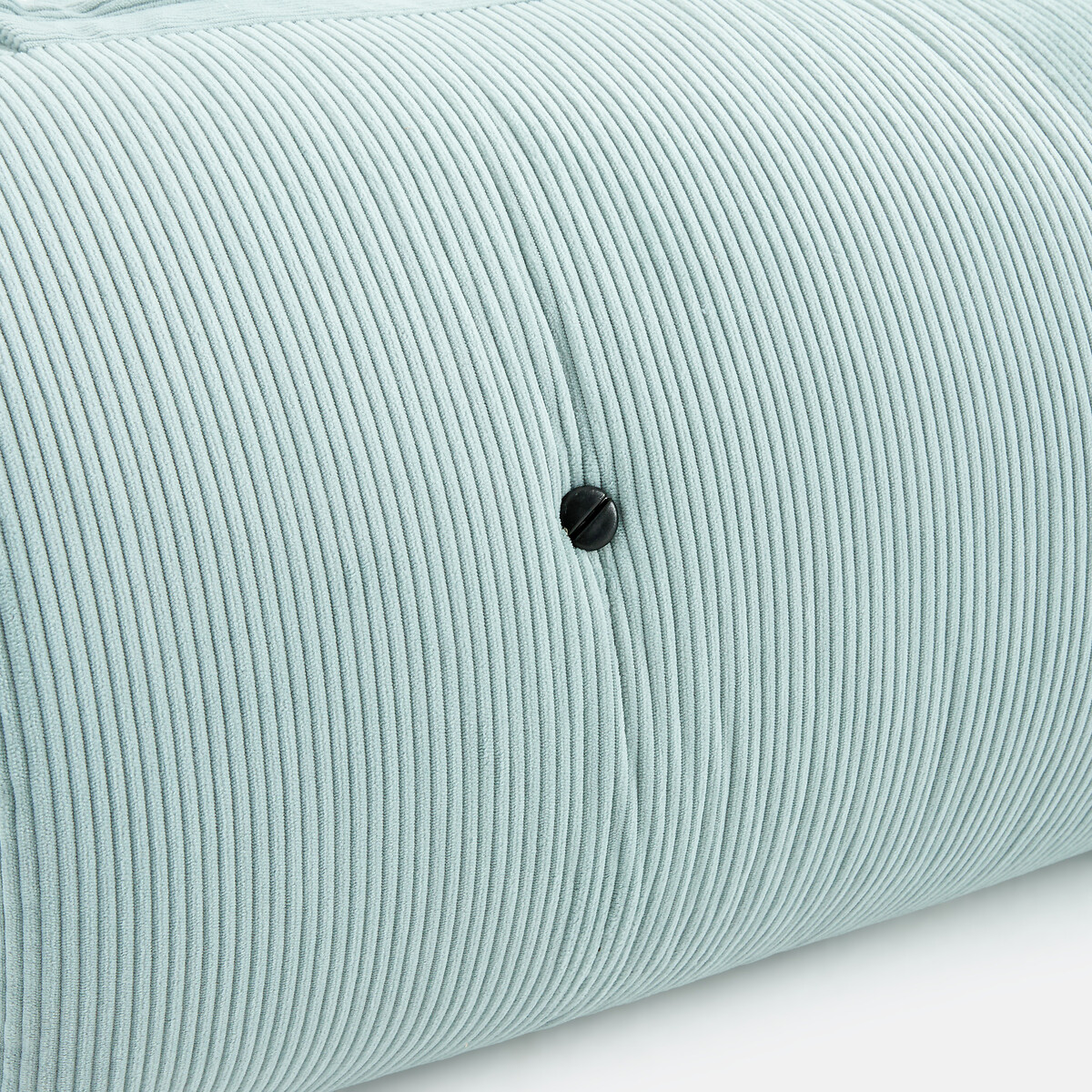 Colchão futon portátil, em bombazina verde-argila, LA REDOUTE INTERIEURS
