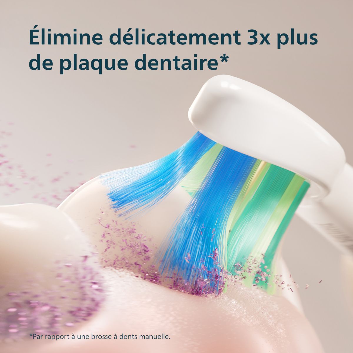 Brosse à dents électrique HX4022/01 Serie 2100 Blanche couleur unique, PHILIPS