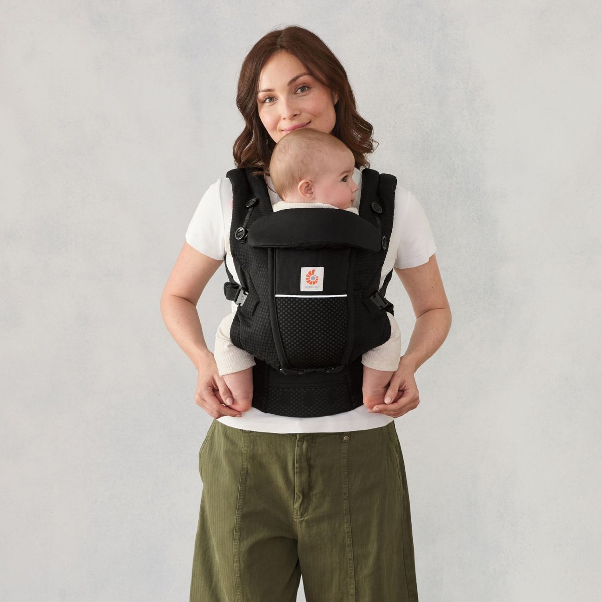 Porte bébé Adapt SoftFlex Mesh noir, ERGOBABY