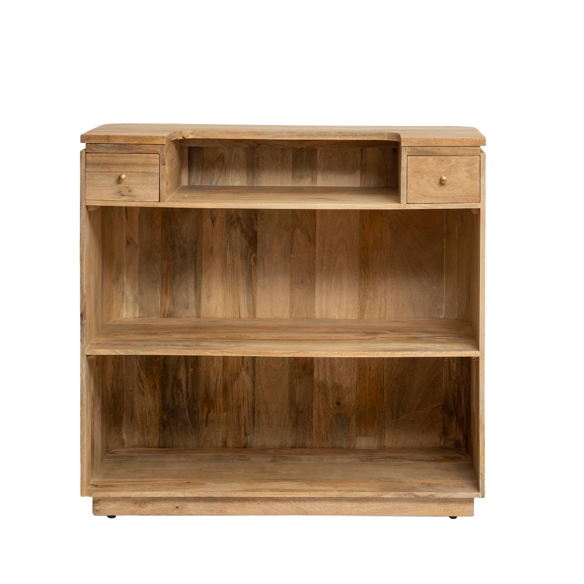 Meuble bar en bois de manguier LOU bois clair, MADE IN MEUBLES