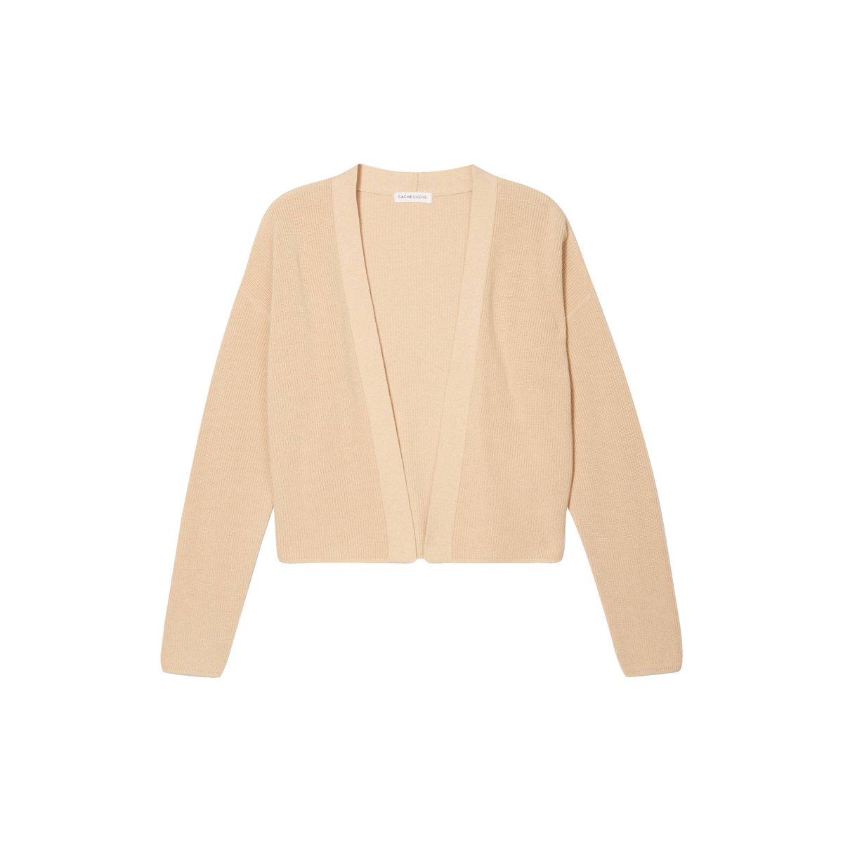 Gilet manches longues sable, CACHE CACHE