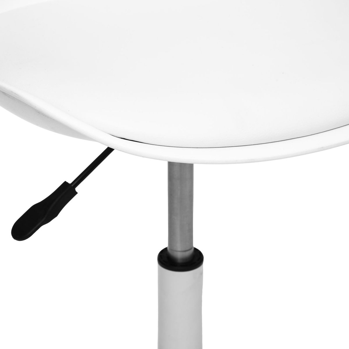 Lot de 2 chaises ajustables en hauteur à coussin AIKO blanc, TOILINUX