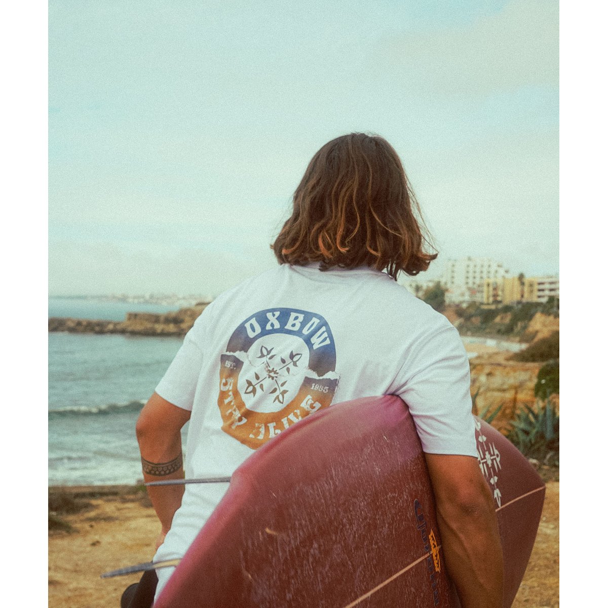 Tee-shirt manches courtes TORN blanc, OXBOW