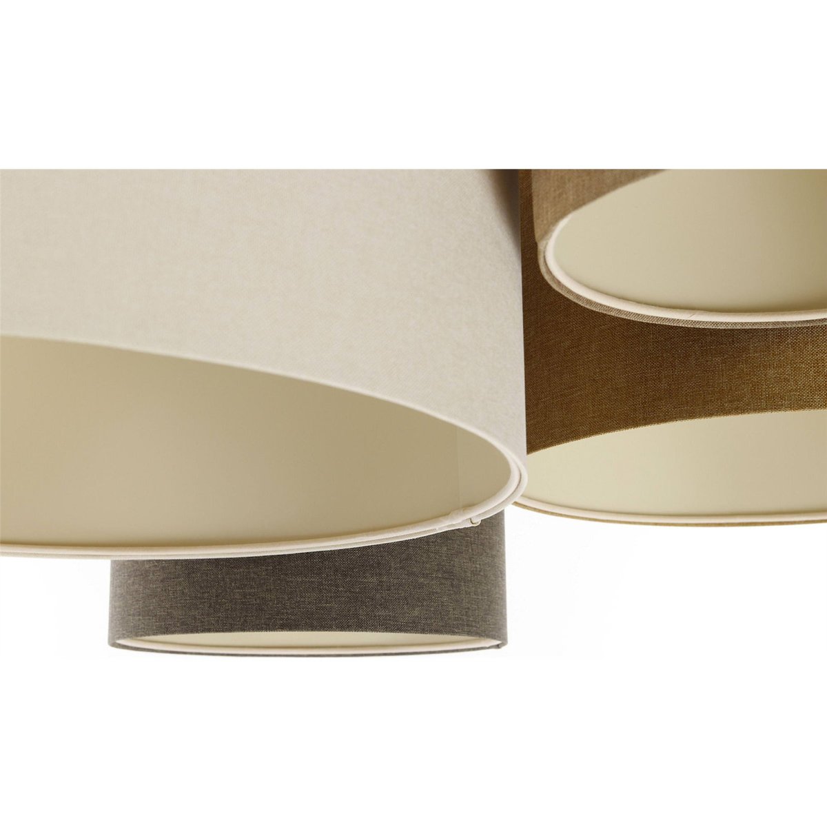 Plafonnier en tissu, BOHO ELEGANT crème doux élégant, BPS KONCEPT