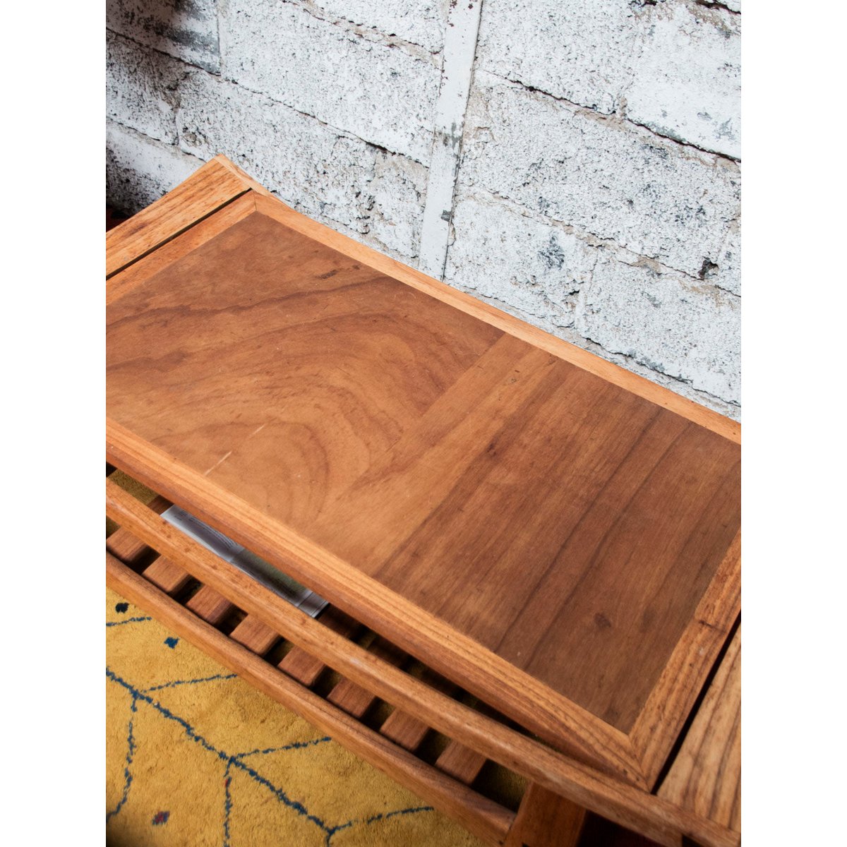 Table basse en bois Léonie N°518 - Bon état bois clair, DEBONGOUT