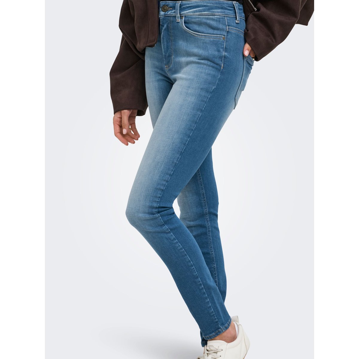 Jean Skinny light medium blue denim, ONLY