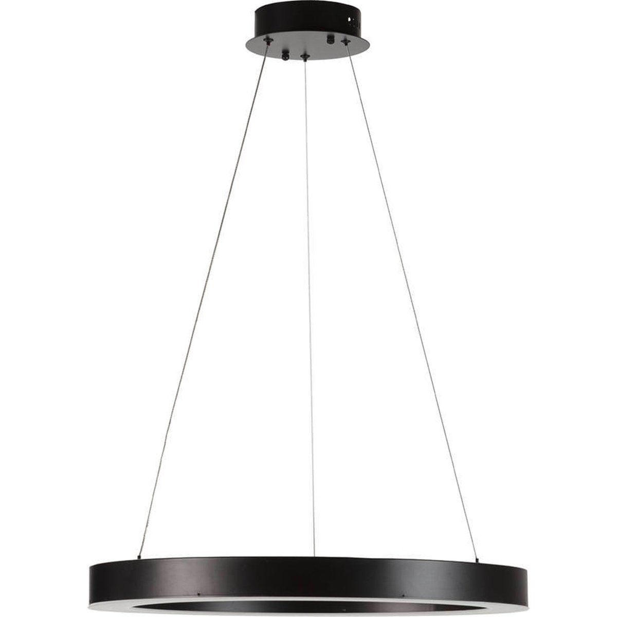 Suspension ronde en acier noir translucide, RECOLLECTION
