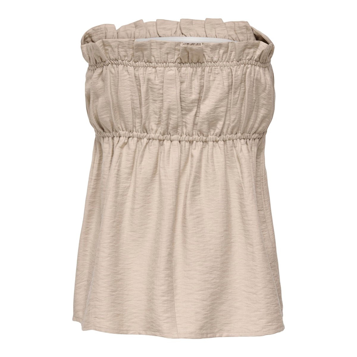 Top Bandeau oxford tan, ONLY
