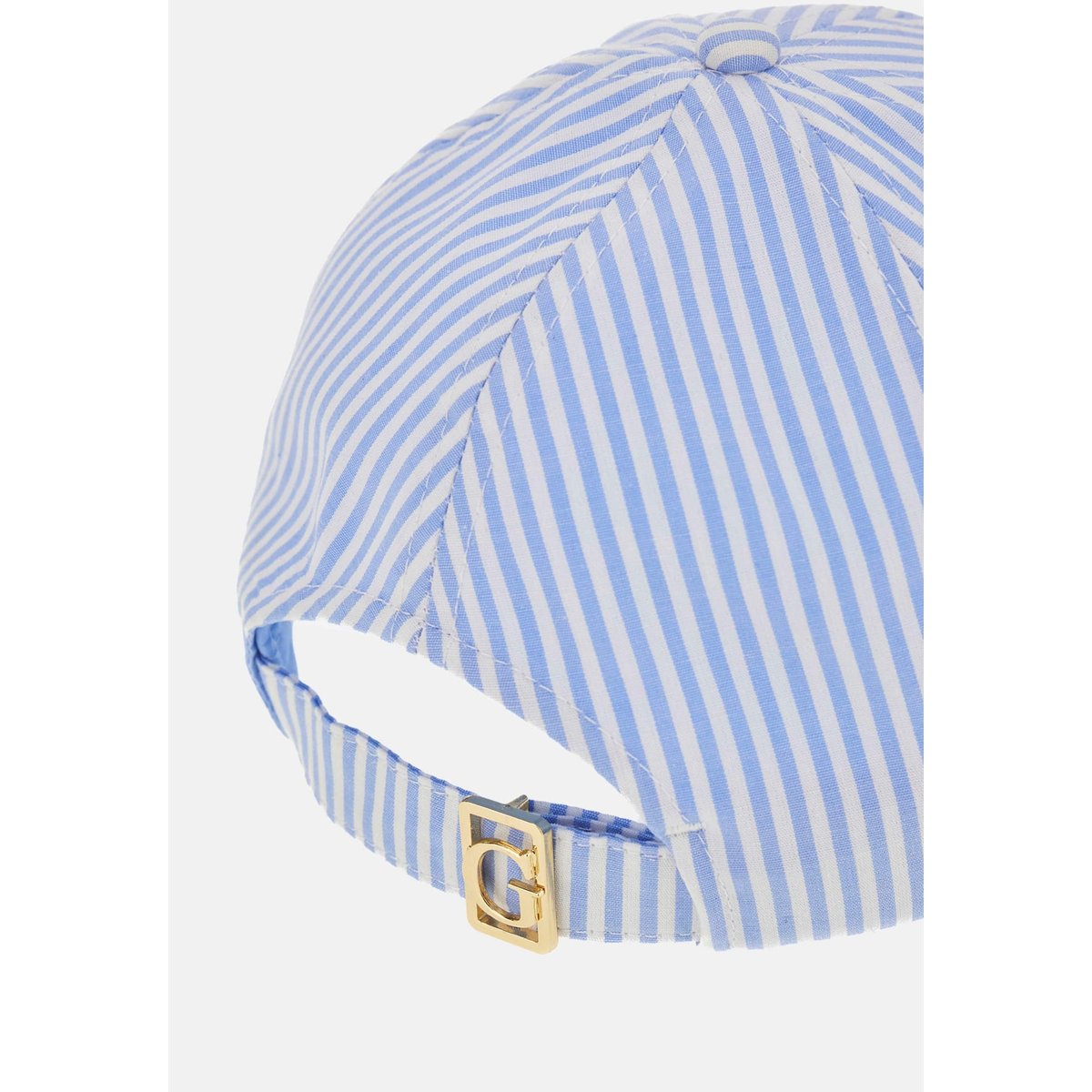Casquette De Baseball Rayée bleu, GUESS