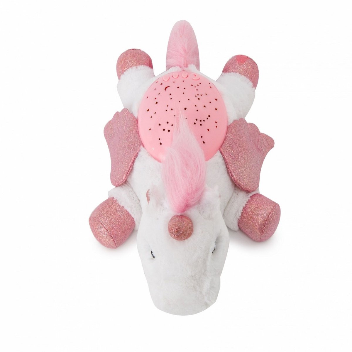 Peluche veilleuse Ella la licorne 7473-WUN blanc/rose, CLOUD B