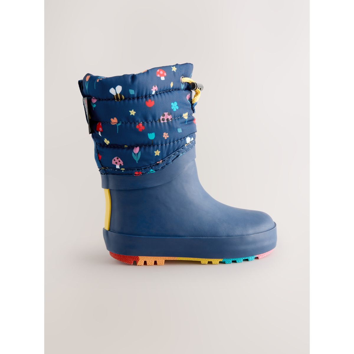 Bottes en caoutchouc thinsulate doublées bleu marine, NEXT
