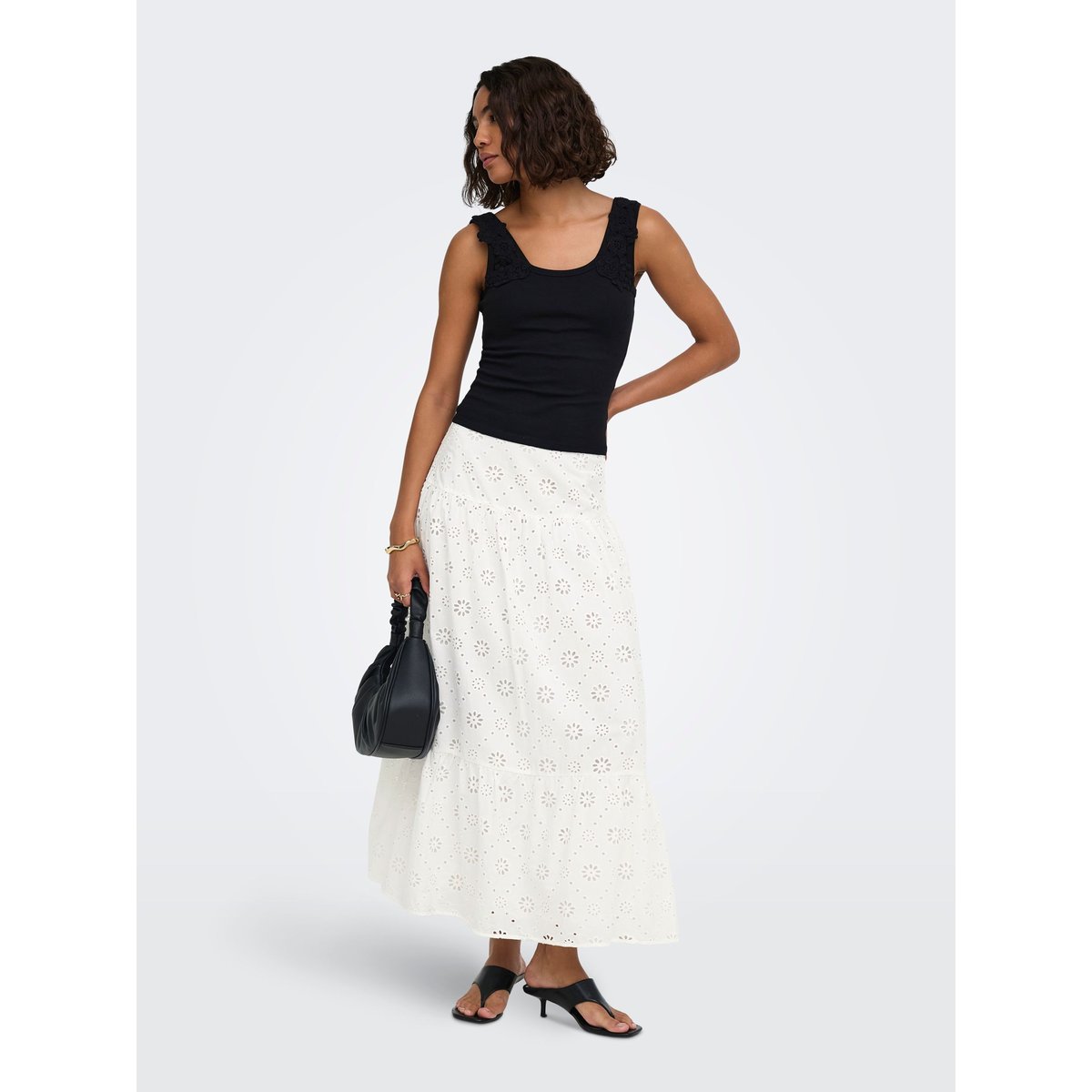 Jupe bright white, ONLY