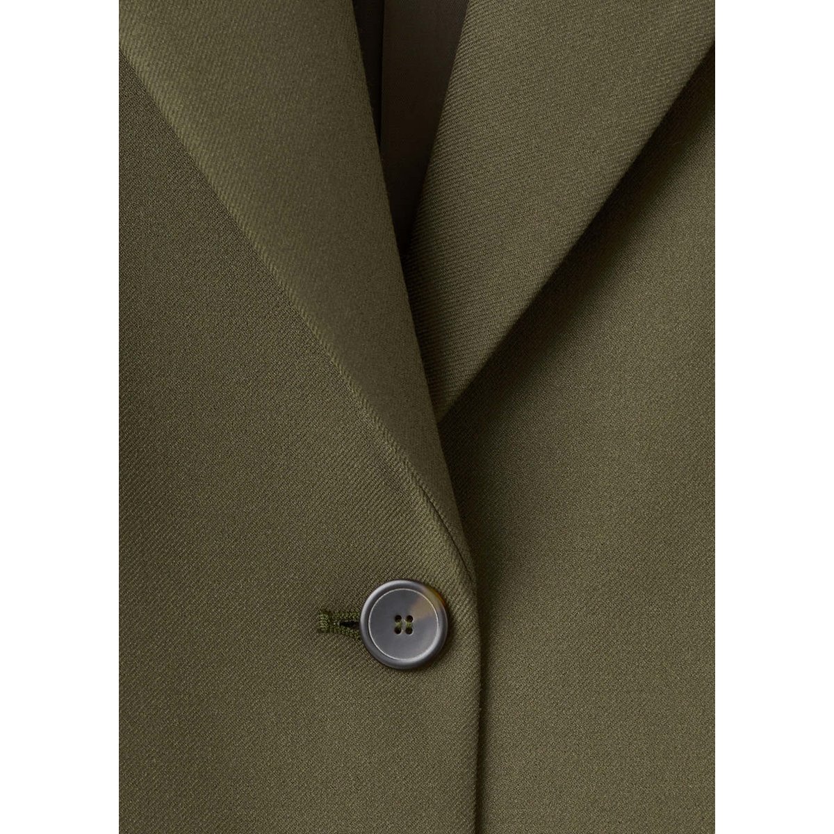 Blazer costume double boutonnage kaki, MANGO