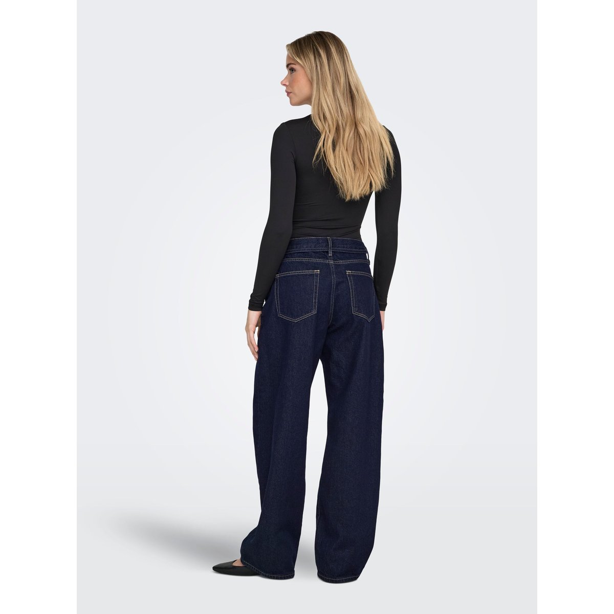 Jean Coupe Droite dark blue denim, ONLY