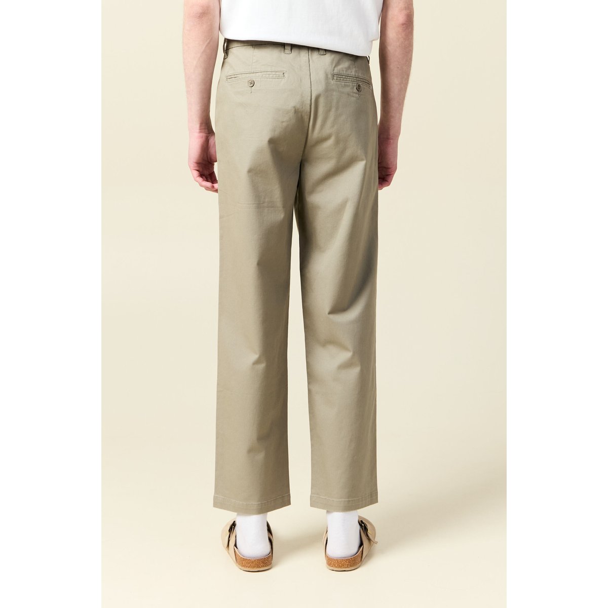 Chino coupe straight vert kaki, BONOBO