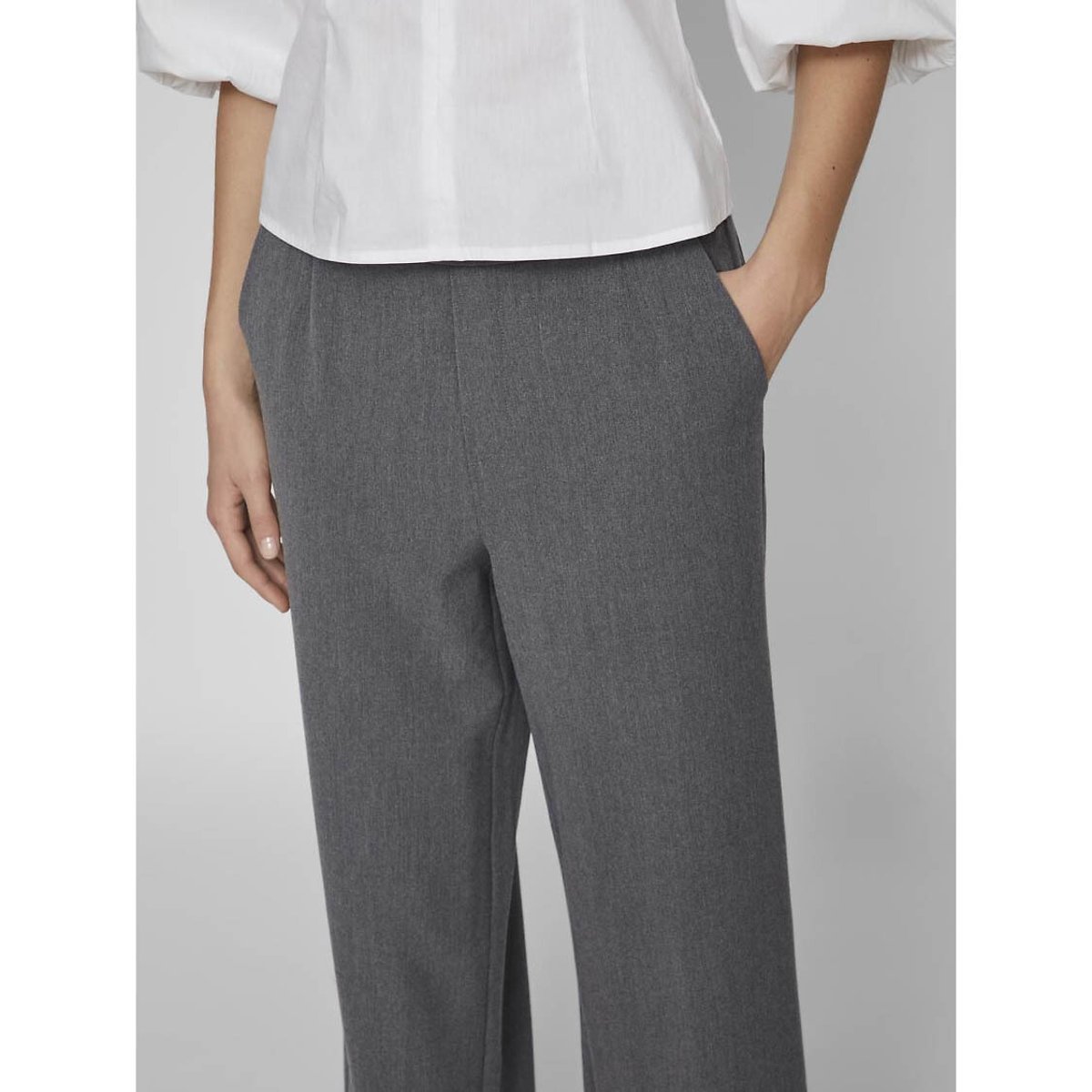Wide Leg Trousers with High Waist 90006307, VILA
