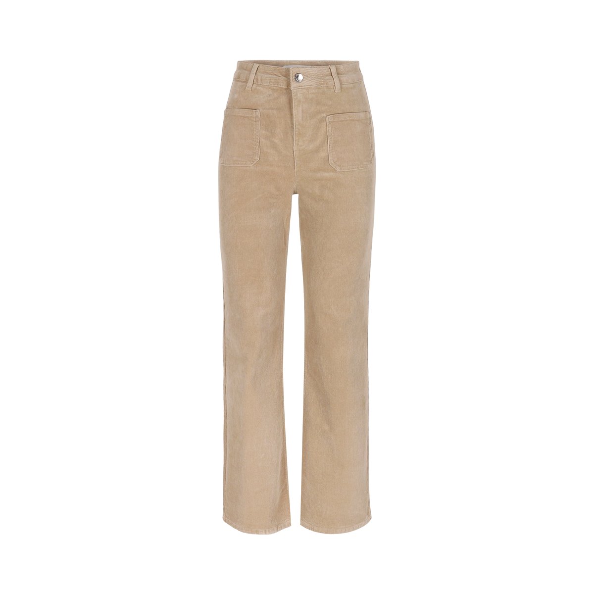 Pantalon bootcut en velours côtelé lt beige, LOLALIZA