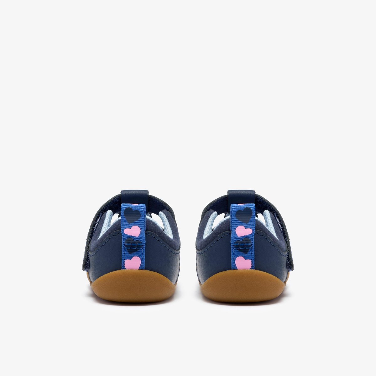 Ballerines Cuir ROAMER HEART T bleu, CLARKS