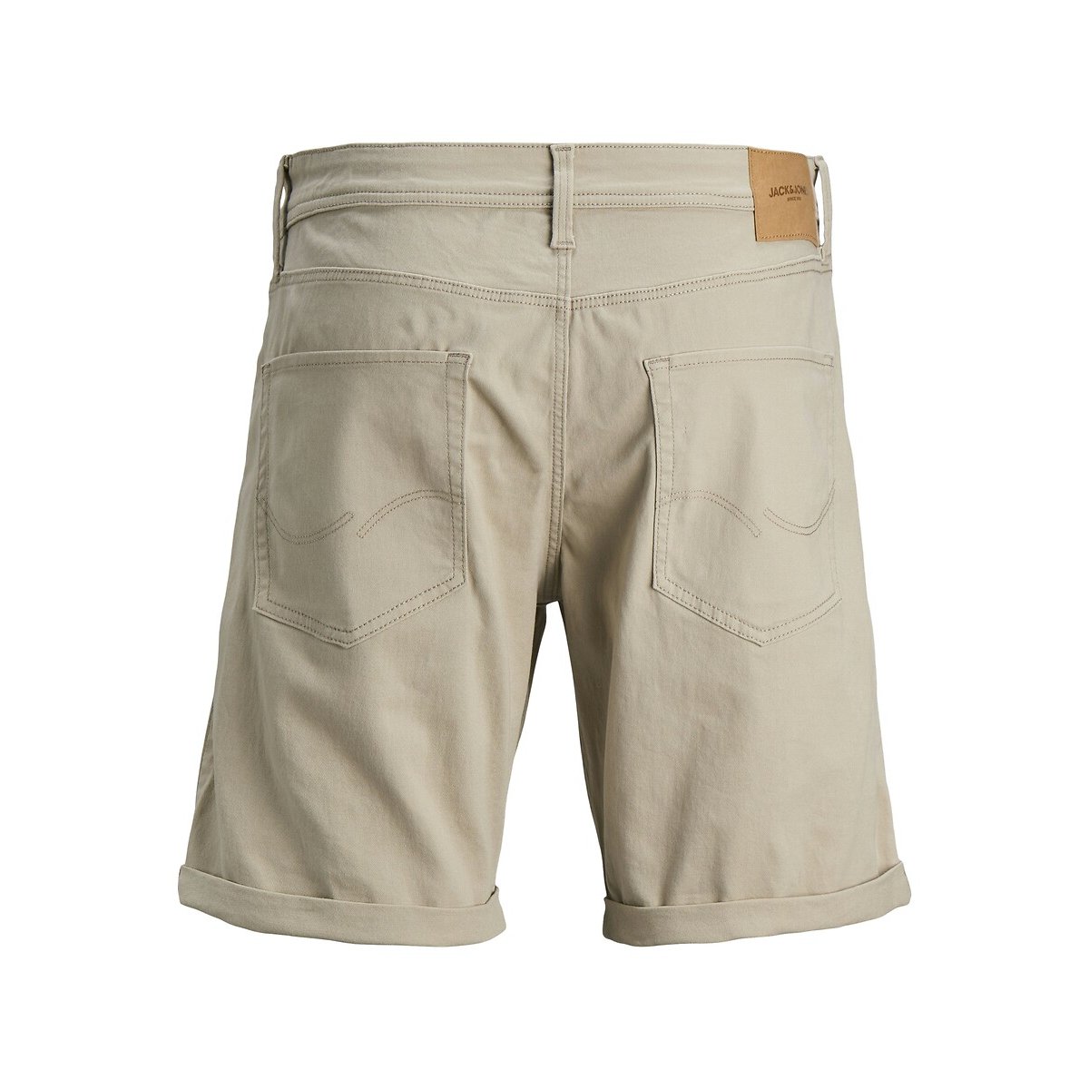 Shorts con risvolti beige, JACK & JONES