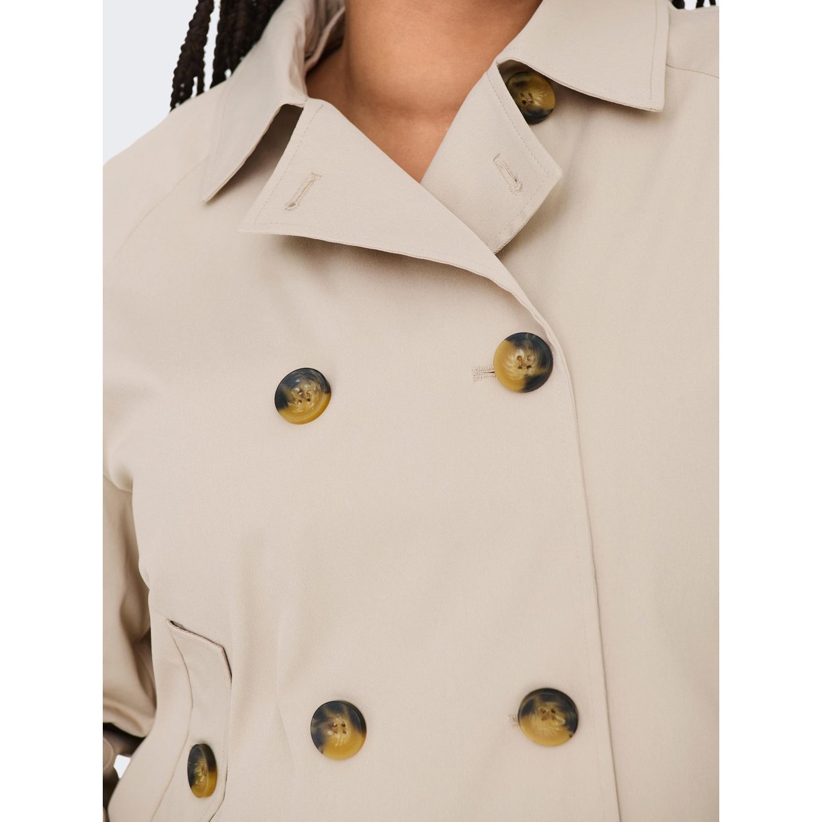 Trench Coat oxford tan, ONLY CARMAKOMA