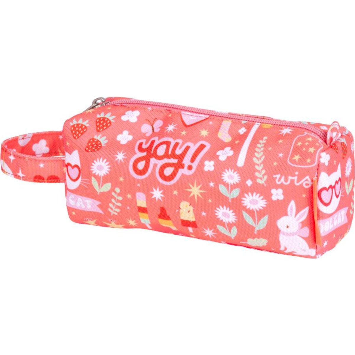 Trousse Fun rose, blanc, rouge, A LITTLE LOVELY COMPANY