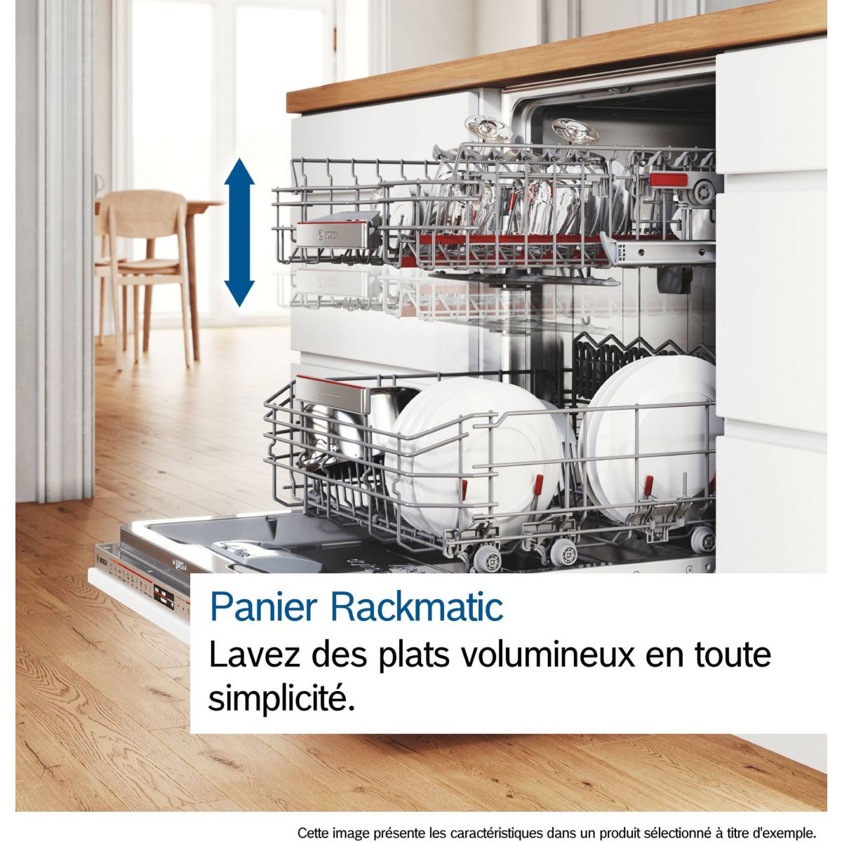 Lave vaisselle encastrable SMV26AX01F Série 2, VarioSpeed Plus tout intégrable, BOSCH