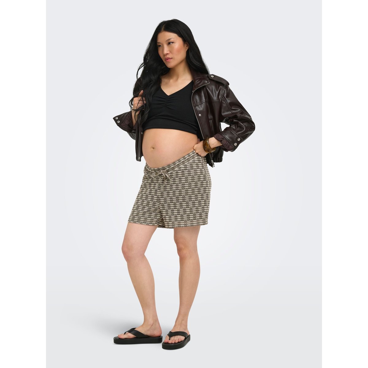 Short verte - smokey olive 1, ONLY