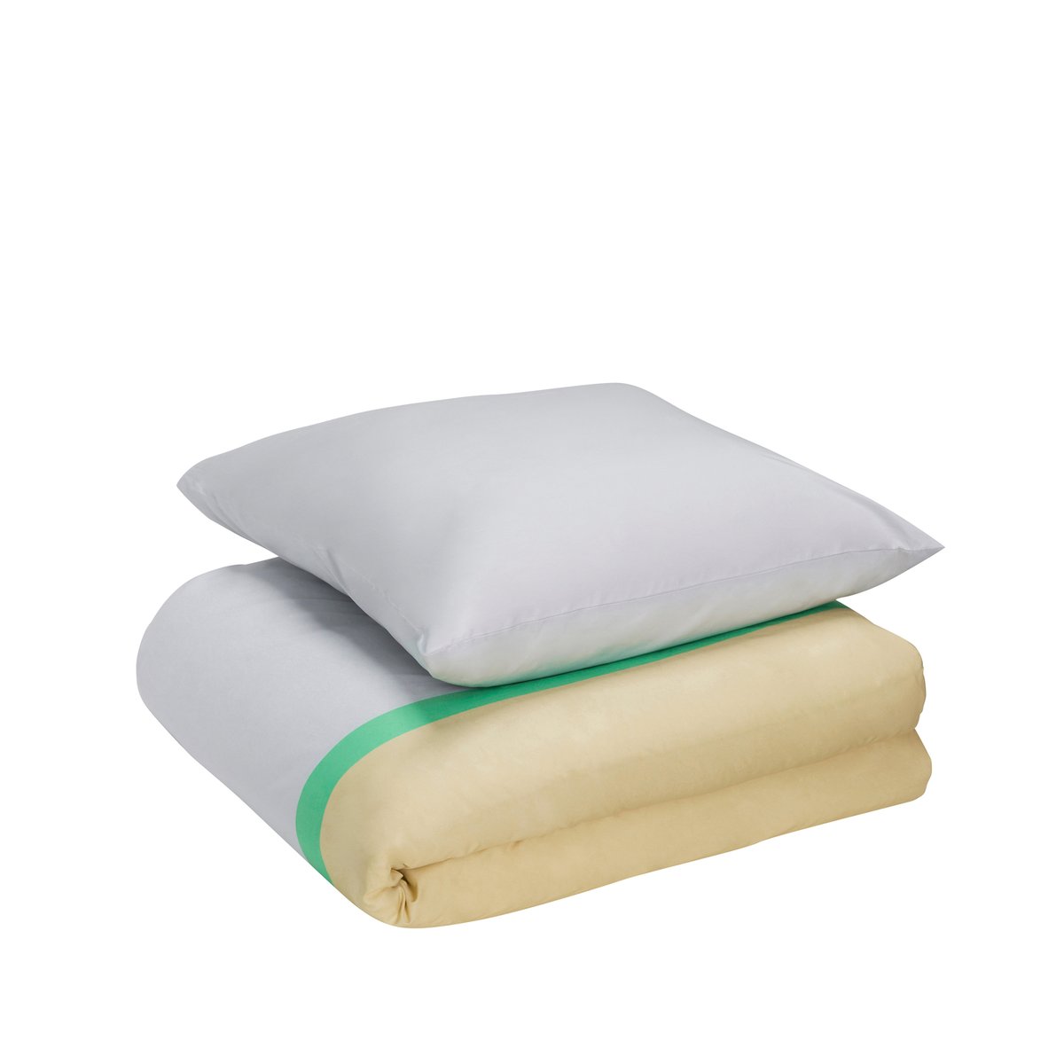 Parure de lit BLOCK beige/ multicoloré, HUBSCH