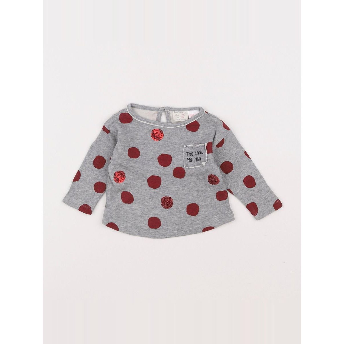 Tee-shirt - Très bon état gris, rouge, ZARA